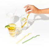 Squiggle Glass Straws